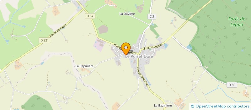 localisation de l'entreprise MONSIEUR DYLAN DUBOIS à MONTREVAULT-SUR-EVRE