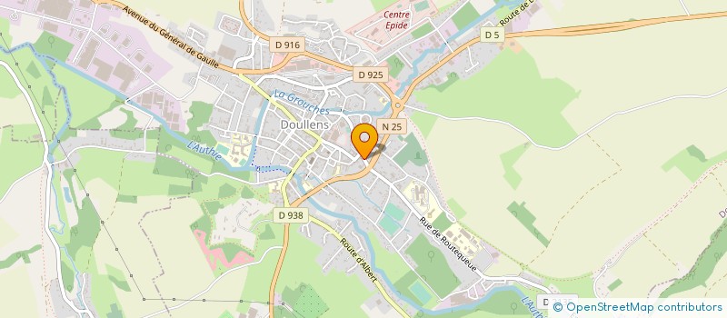 localisation de l'entreprise MONSIEUR DYLAN DULSKA  DOULLENS