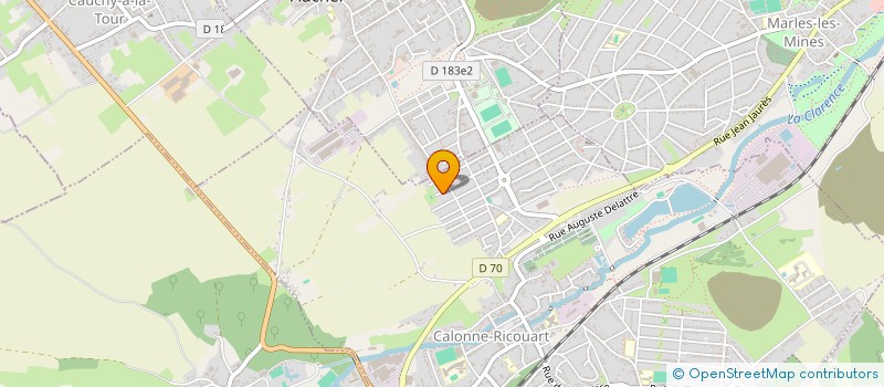 localisation de l'entreprise MONSIEUR DYLAN DUPONT  CALONNE-RICOUART