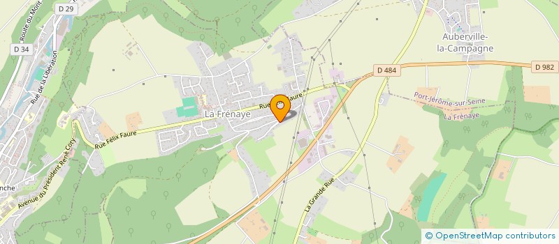 localisation de l'entreprise MONSIEUR DYLAN DUVAL  LA FRENAYE