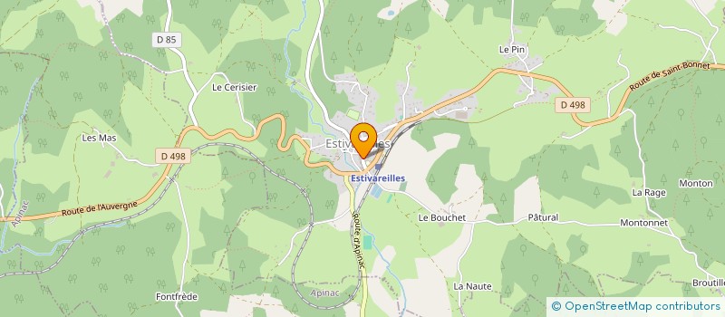 localisation de l'entreprise MONSIEUR DYLAN DUVERT à ESTIVAREILLES
