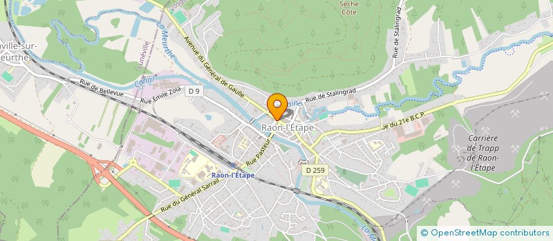 localisation de l'entreprise MONSIEUR DYLAN FAGE  RAON-L'ETAPE