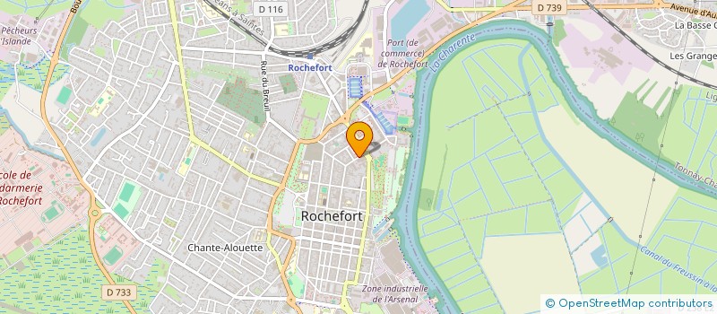 localisation de l'entreprise MONSIEUR DYLAN FARGIER  ROCHEFORT