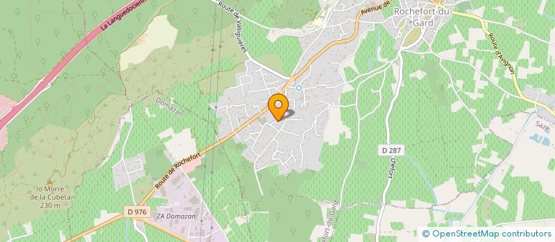 localisation de l'entreprise MONSIEUR DYLAN FAUQUE  ROCHEFORT-DU-GARD