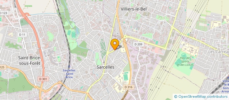 localisation de l'entreprise MONSIEUR DYLAN FERHANE  SARCELLES