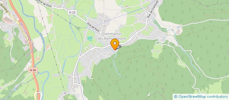 localisation de l'entreprise MONSIEUR DYLAN FERNANDES à DOMMARTIN-LES-REMIREMONT