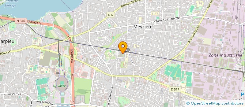 localisation de l'entreprise MONSIEUR DYLAN FERNANDES  MEYZIEU