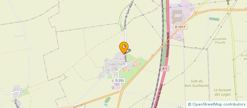 localisation de l'entreprise MONSIEUR DYLAN FOURNIER  LAUCOURT