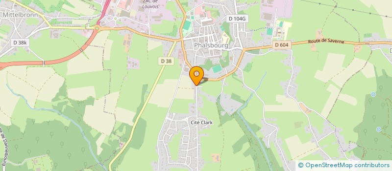 localisation de l'entreprise MONSIEUR DYLAN FROELIGER  PHALSBOURG