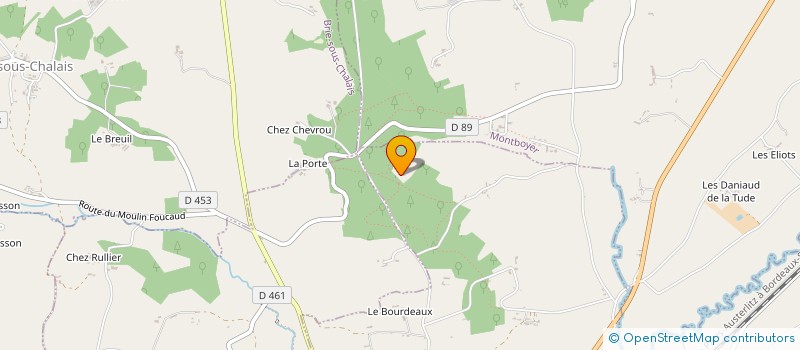 localisation de l'entreprise MONSIEUR DYLAN FUCHS à CHALAIS