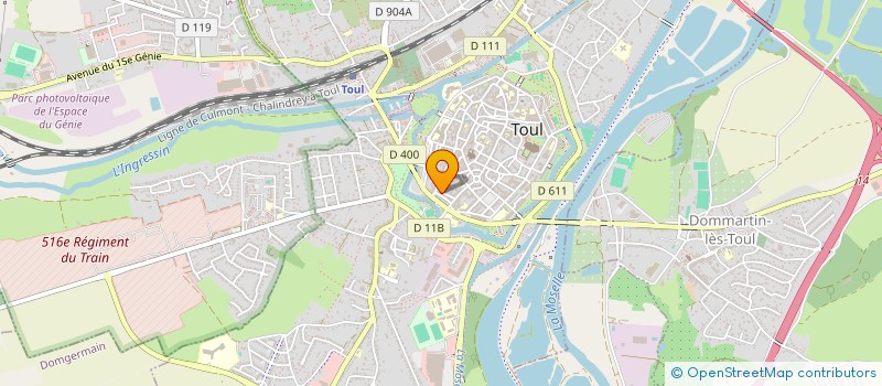 localisation de l'entreprise MONSIEUR DYLAN GABRYS  TOUL