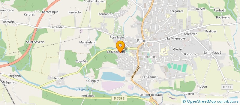 localisation de l'entreprise MONSIEUR DYLAN GAILLARD  BAUD