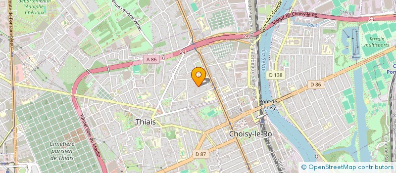 localisation de l'entreprise MONSIEUR DYLAN GARCIA VALENCIA  THIAIS