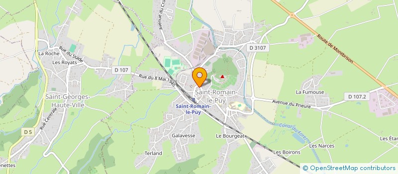 localisation de l'entreprise MONSIEUR DYLAN GARNIER à SAINT-ROMAIN-LE-PUY