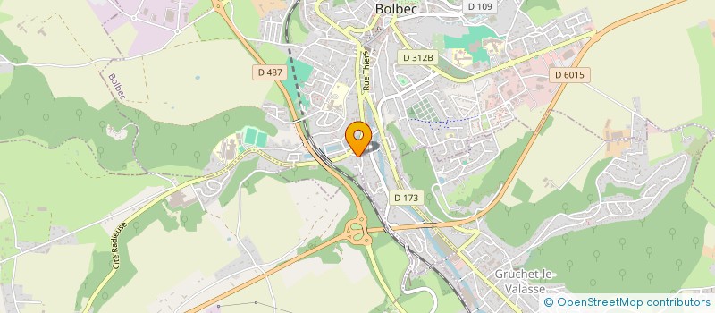 localisation de l'entreprise MONSIEUR DYLAN GERVAIS  BOLBEC