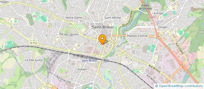 localisation de l'entreprise MONSIEUR DYLAN GESRET à SAINT-BRIEUC