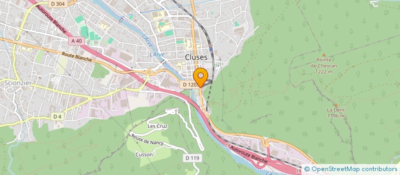 localisation de l'entreprise MONSIEUR DYLAN GIBERT BATI  CLUSES