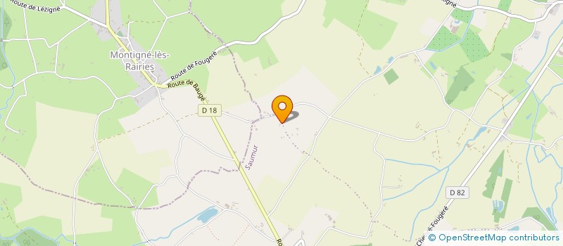 localisation de l'entreprise MONSIEUR DYLAN GIBOIRE à BAUGE EN ANJOU