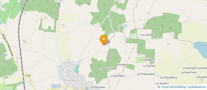 localisation de l'entreprise MONSIEUR DYLAN GILLET  SEICHES-SUR-LE-LOIR