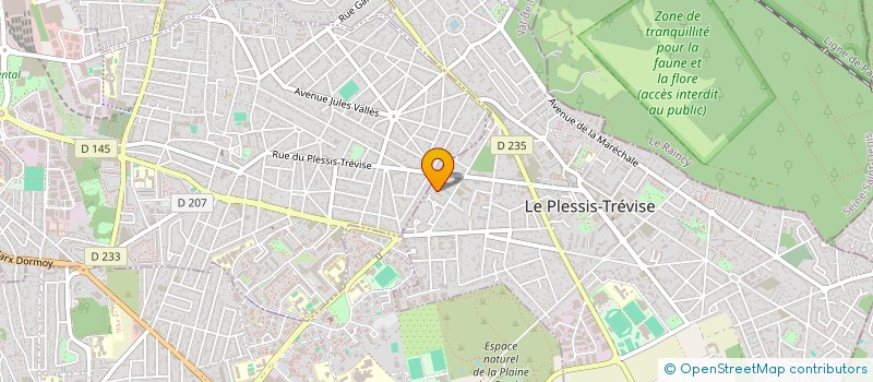 localisation de l'entreprise MONSIEUR DYLAN GOMES à LE PLESSIS-TREVISE