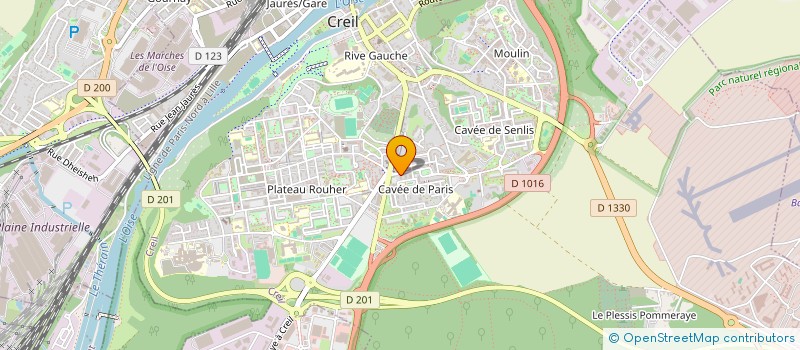 localisation de l'entreprise MONSIEUR DYLAN GONCALVES MENDES  CREIL