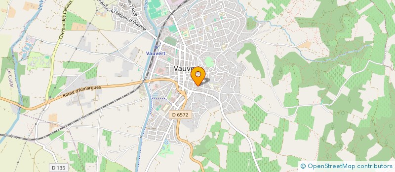 localisation de l'entreprise MONSIEUR DYLAN GONZALEZ  VAUVERT