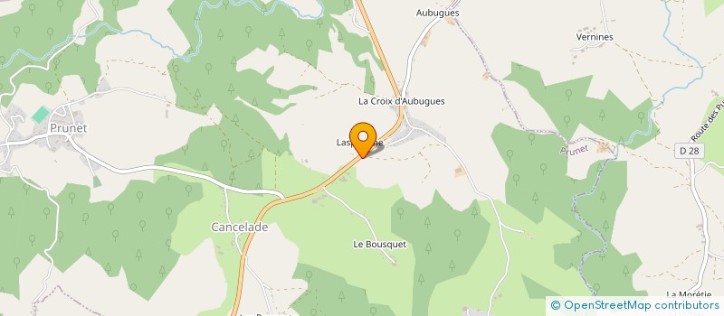 localisation de l'entreprise MONSIEUR DYLAN GOUBERT à PRUNET