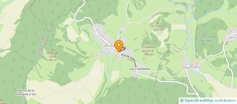 localisation de l'entreprise MONSIEUR DYLAN GOUSSEREY  LES MAGNY