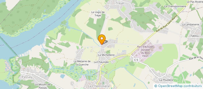 localisation de l'entreprise MONSIEUR DYLAN GRASSET  LA CHEVROLIERE