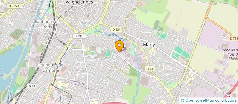 localisation de l'entreprise MONSIEUR DYLAN GREGOIRE  MARLY