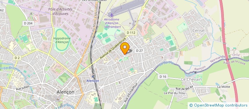 localisation de l'entreprise MONSIEUR DYLAN GROSSET à ALENCON