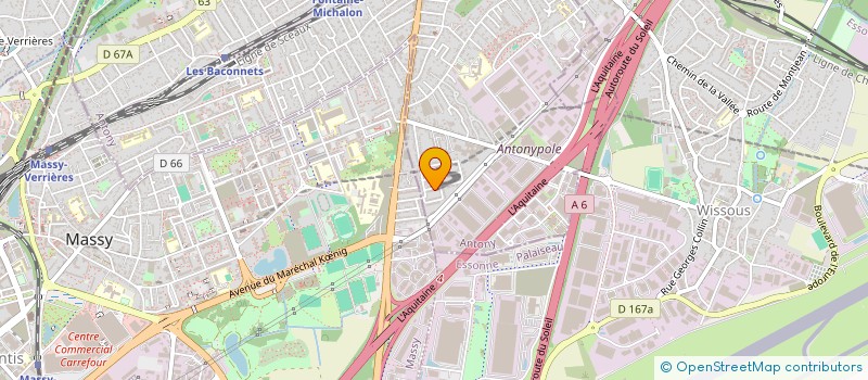 localisation de l'entreprise MONSIEUR DYLAN GUERRIER à ANTONY