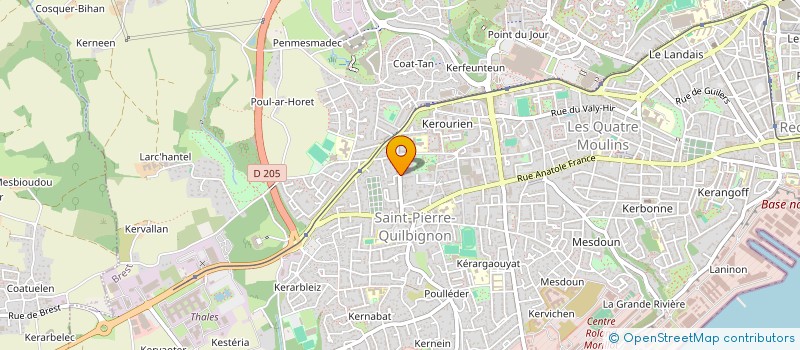 localisation de l'entreprise MONSIEUR DYLAN GUIANVARC'H  BREST