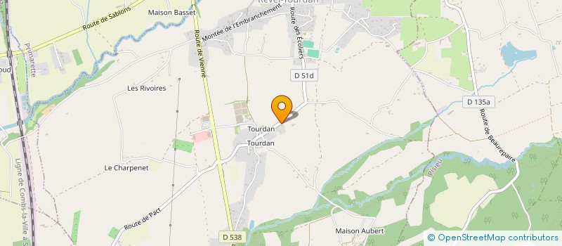 localisation de l'entreprise MONSIEUR DYLAN GUIDEZ  REVEL-TOURDAN