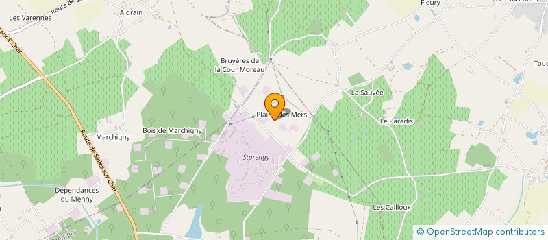 localisation de l'entreprise MONSIEUR DYLAN GURTNER  LE CONTROIS-EN-SOLOGNE