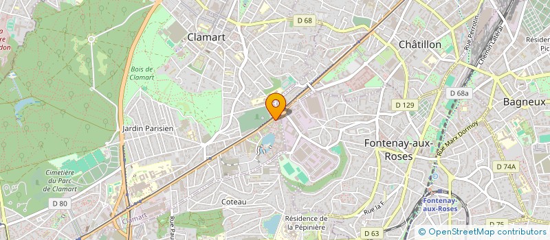 localisation de l'entreprise MONSIEUR DYLAN HADJOUR à CLAMART