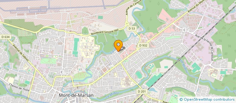 localisation de l'entreprise MONSIEUR DYLAN HAEMMERLE  MONT-DE-MARSAN