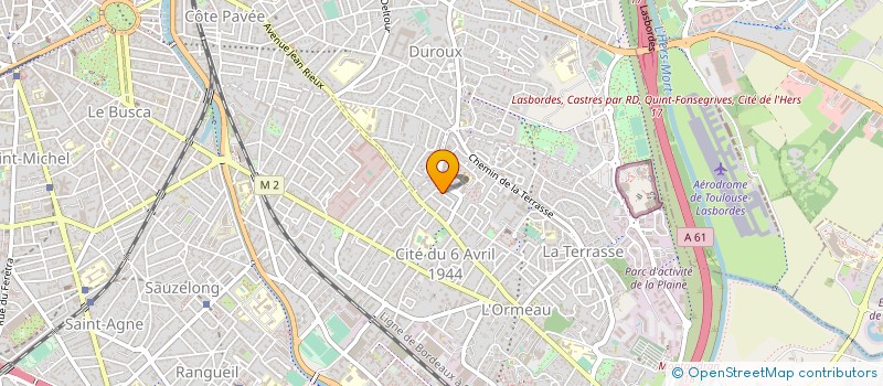 localisation de l'entreprise MONSIEUR DYLAN HALL  TOULOUSE