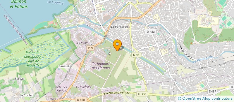 localisation de l'entreprise MONSIEUR DYLAN HERLEMANN  MARIGNANE