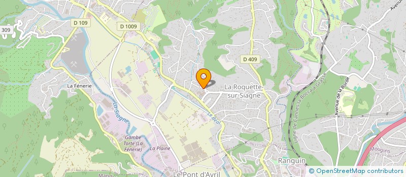 localisation de l'entreprise MONSIEUR DYLAN HERRERA à LA ROQUETTE-SUR-SIAGNE