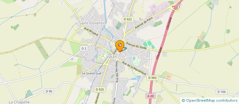 localisation de l'entreprise MONSIEUR DYLAN HUBER à VATAN