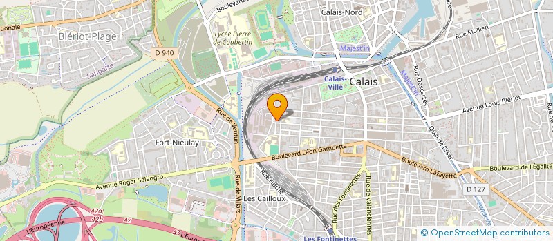 localisation de l'entreprise MONSIEUR DYLAN HUDDLESTONE  CALAIS