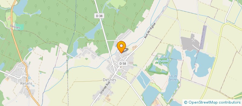 localisation de l'entreprise MONSIEUR DYLAN HUGUENIN  DESNES