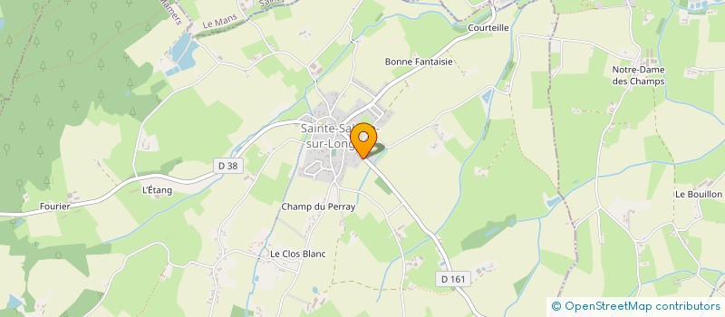 localisation de l'entreprise MONSIEUR DYLAN JACQUELIN  SAINTE-SABINE-SUR-LONGEVE