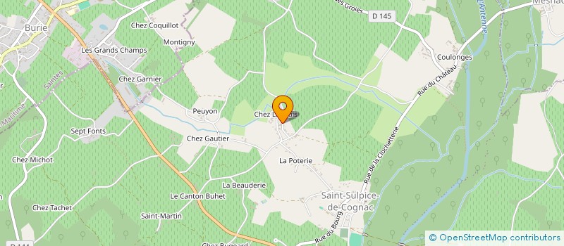 localisation de l'entreprise MONSIEUR DYLAN JAVERNAUD  VAL-DE-COGNAC