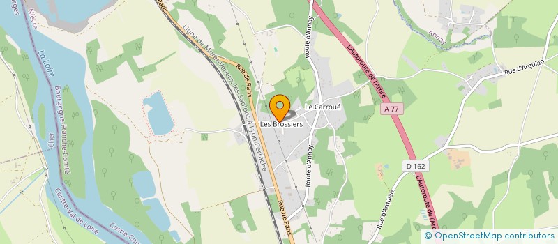 localisation de l'entreprise MONSIEUR DYLAN JILLIOCQ  LA CELLE-SUR-LOIRE