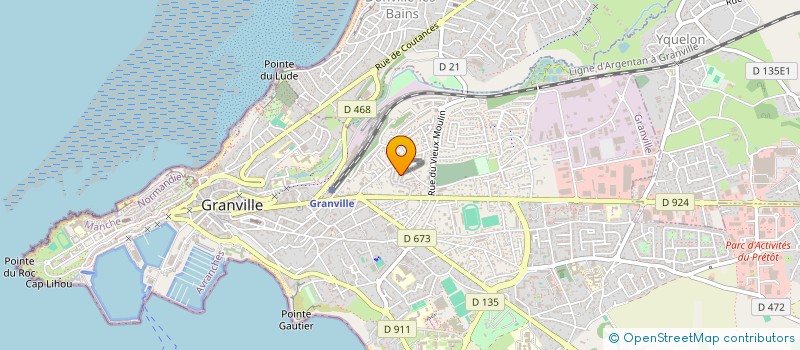 localisation de l'entreprise MONSIEUR DYLAN JOSSET  GRANVILLE