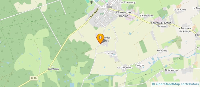 localisation de l'entreprise MONSIEUR DYLAN JOUANNET  AMBILLOU