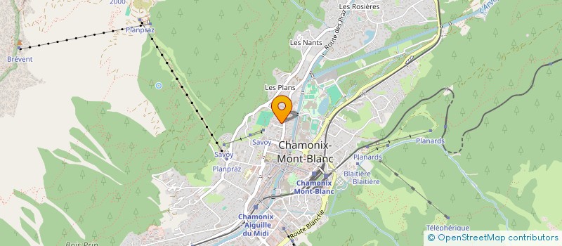 localisation de l'entreprise MONSIEUR DYLAN JUCHET  CHAMONIX-MONT-BLANC