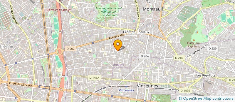 localisation de l'entreprise MONSIEUR DYLAN JULIEN à MONTREUIL